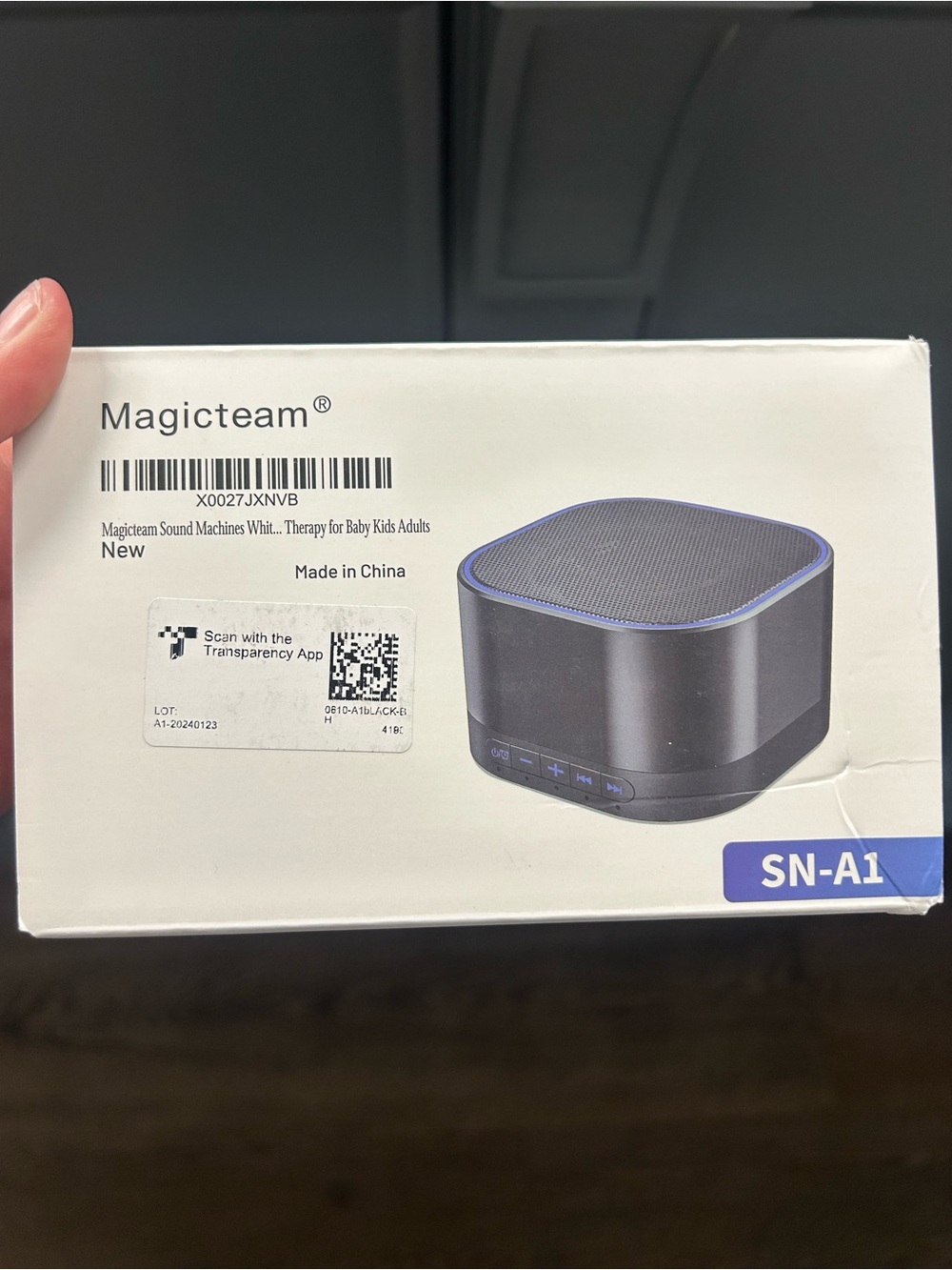 Magic SN-A1 Black Sound Machine Bluetooth Speaker